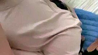 BBW MILF Saggy Tits Hairy Pussy Dildo