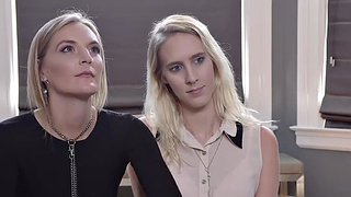 Bondage sub fucked during pussy licking bdsm threesome