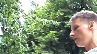 German teen picked up her first porn casting