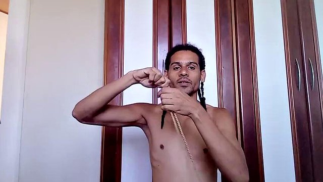 (Shibari) Self tie tutorial. Gunslinger, a pretty tie you can use in sex. (Bondage)
