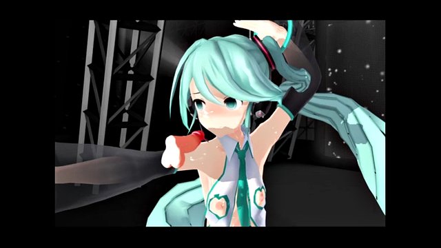 MMD  Miku-Time Stop-Stripped on stage