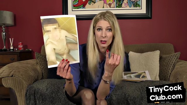 Dirty talking woman humiliates small cocks in solo video