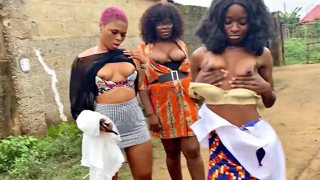 Big Booty Dark Skin Ebony Dominated By Pervy Lesbian With a Strap-On by African Lesbians: Porn
