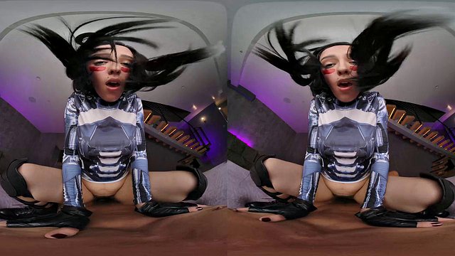 Η Selena Ivy ως Cyborg Alita απελευθερώνει τις σούπερ σωματικές της δυνάμεις Beyond Brutal Hardcore Endurance και
