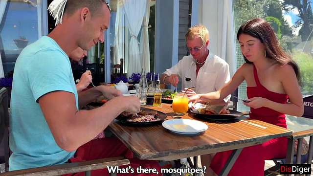 Swingers Couples Meet for a Wife Swap and have Passionate Sex on the Same Couch