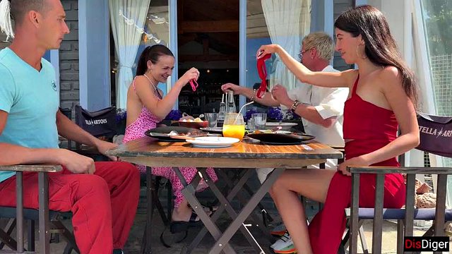Swingers Couples Meet for a Wife Swap and have Passionate Sex on the Same Couch