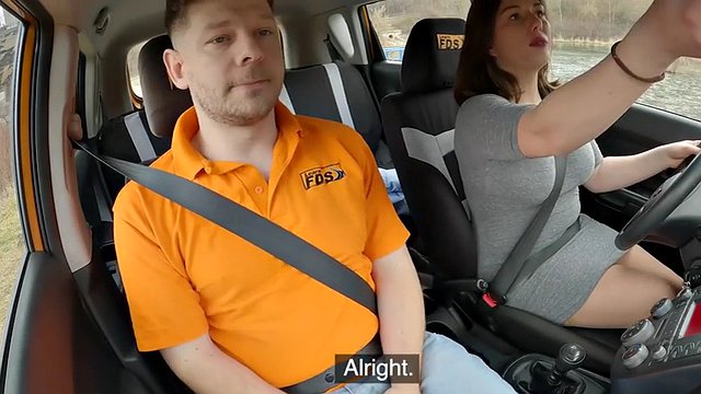Bigass babe cuntfucked in the car