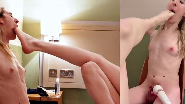 Trans lesbian facial, sound and bonded vibration play (Jessica Bloom and JenbyDoll)
