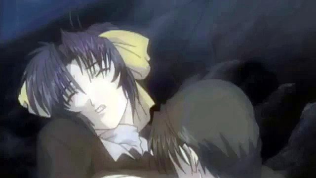 Geile Hentai-Teenager ficken im Freien