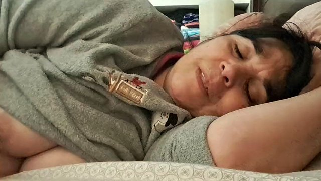 stepson is giving me very hard anal and my husband in the bathroom