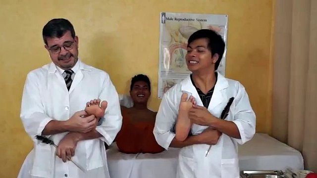 Kinky Asian tickler Josh comes to visit Doctor Tickles for his annual tickle therapy. Josh loves being the subject of bondage and tickle torture, but he's not that ticklish in most places.