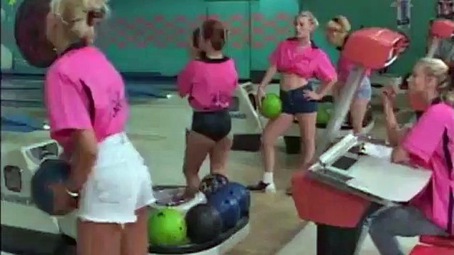 Lesbian gangbang strap-on