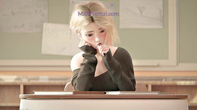 Sweet and Wet Dreams in University Classroom for Cute Gwen Stacy - Animated Porn (2026)