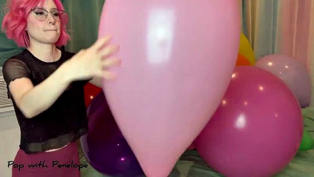 Nagel- und Luftpumpe, die große Luftballons knallten! Tuftex, Cattex, Globos Payaso
