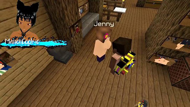 The Jenny mod Fapcraft Minecraft - Its jenny and she is getting fucked by the warden and his massive cock