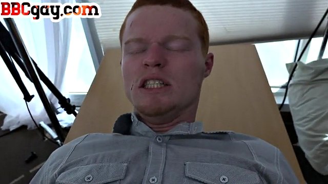 Redhead stud IR fucked in the office POV by a dominant black jock