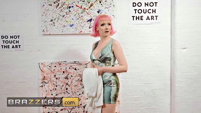Redhead Evie Rees Struggles Against Danny's Massive BBC Surrounding Her Art After Temptation Overwhel