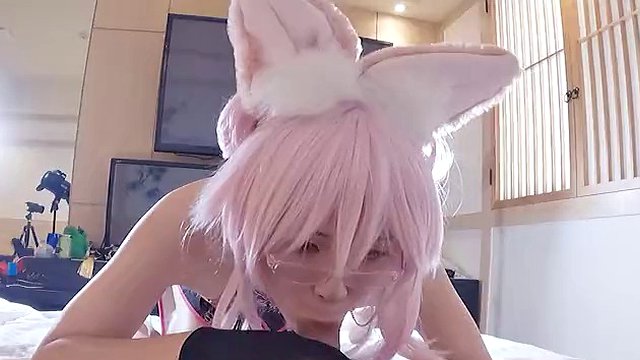 FGO Chinese Dress Cosplayer Fucked by Sexy Friend Tamamo Witch Koyanskaya Part.3 Cowgirl Blowjob Handjob