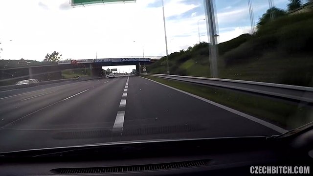 Czech blonde are picked up and fucked mercilessly