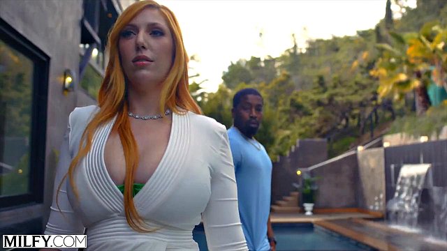 Big-Tits Milf Lauren Phillips Takes Isiah Maxwells BBC Deep in Her Ass After Craving Interracial Pounding