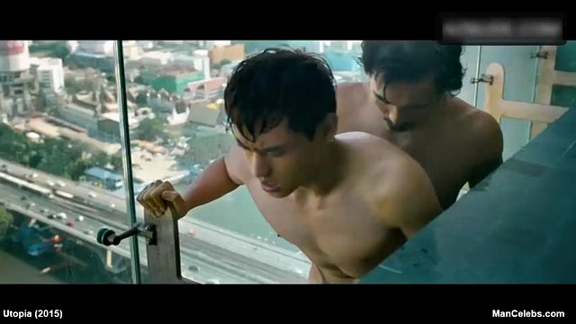 Asian male celebrity Adonis He frontal nude and hot sex scenes