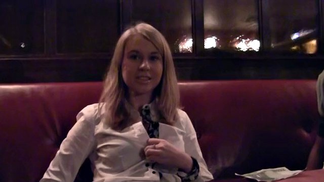 Shy blonde teen in pickup fuck video