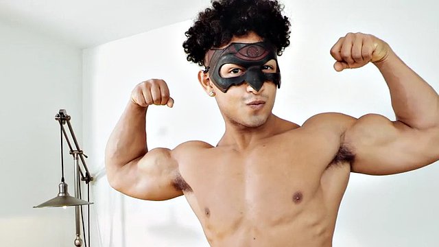 straight muscle solo male toy masturbate 4 first time