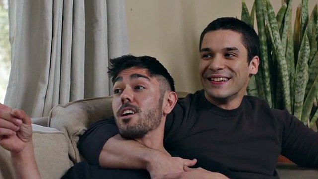 Black gay anal fucks white roommate with bbc