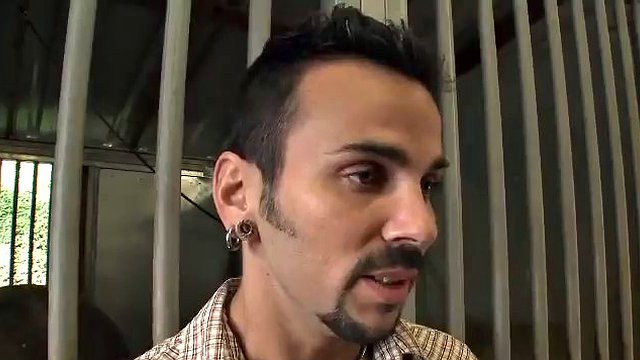 bitch sucks and rides dick in the stable