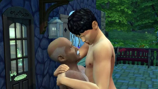 Old uncle trains me to be a good slut - WickedWhims