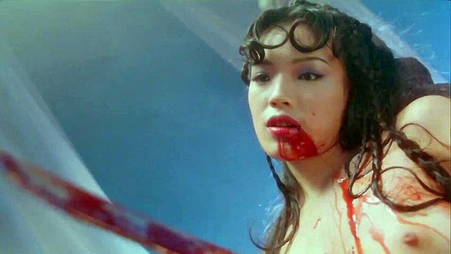 Shū Qí in a Hong Kong erotic film