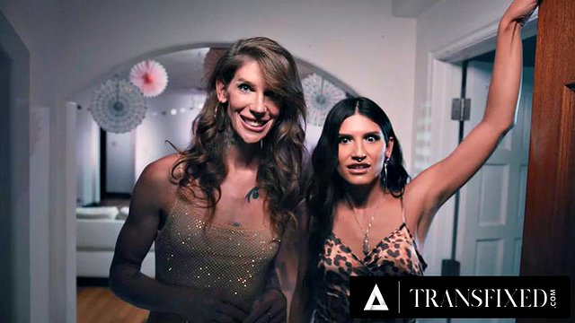 TRANSFIXED - Zariah Aura and Gray Perrier Trick Blindfolded Bride Into 3-WAY At Bachelorette Party!