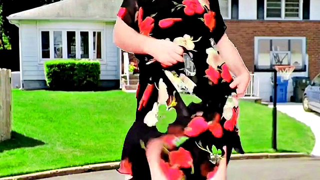 Big White Sissy Ass Crossdresser Slut Twink Gay Fem Boy Lady Boy Emo Style Flowered Sexy Dress