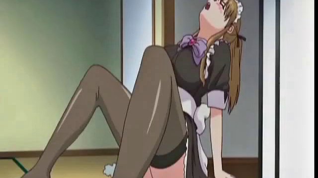 Hot Maid In A Naked Apron Pleases Master
