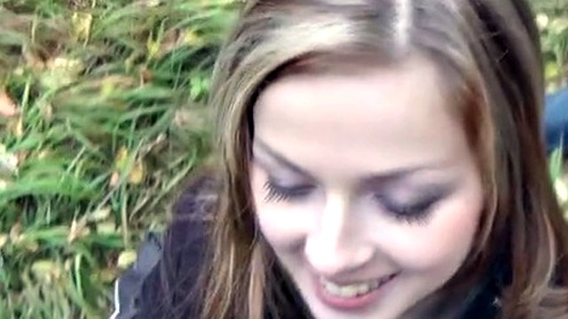 Beautiful girl sucks cock