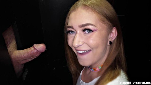 Callie Black Swallows 8 Cumshots from Gloryhole