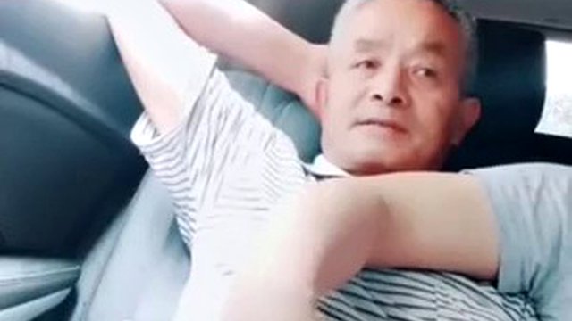 Chinese old man sucks