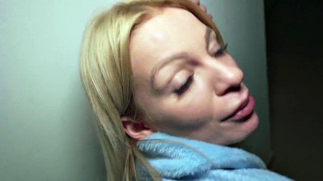 Public Agent German blonde MILF gets a creampie from a big cock