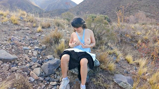LadyRoma's Deep-Throat in Mountains