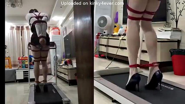 Bondage On Treadmill: Hardcore, Fetish & Bdsm Porn