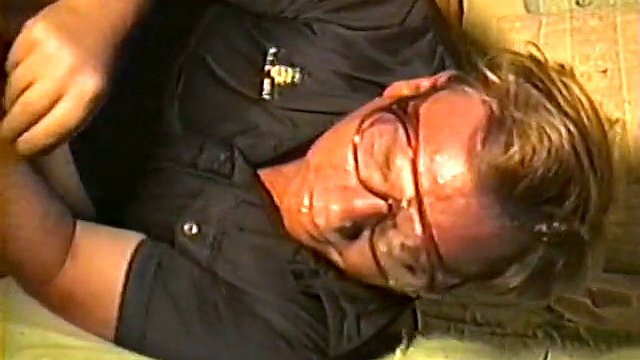 grandpa and dad shoot him in the face