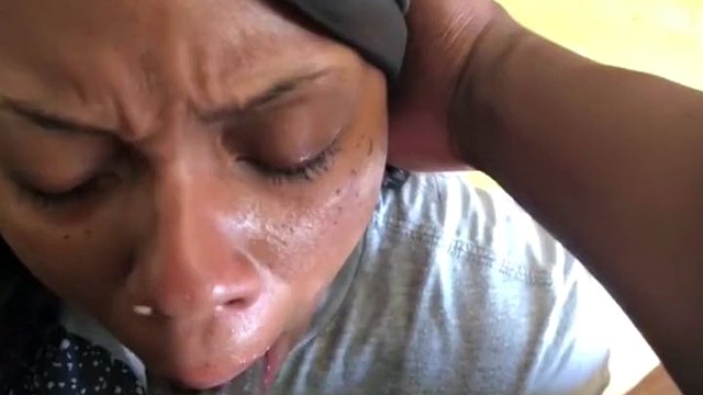 Gagged and swallowed cum