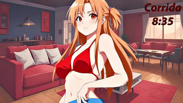Spanish Asuna JOI CEI hentai. She wants to give you your own milk