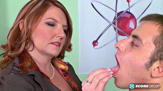 Student Creampies Mrs. King After Ditching Apples