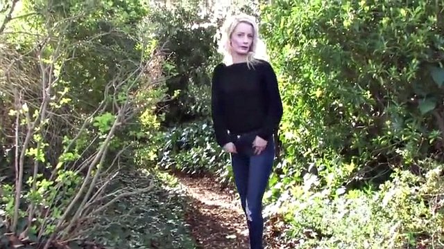 ulrika strips to show off wet hairy muff