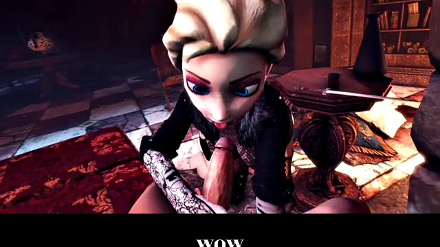 Hentai 3D - Frozen Elsa has fun with her brother-in-law