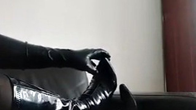 My Hot black boots part 1