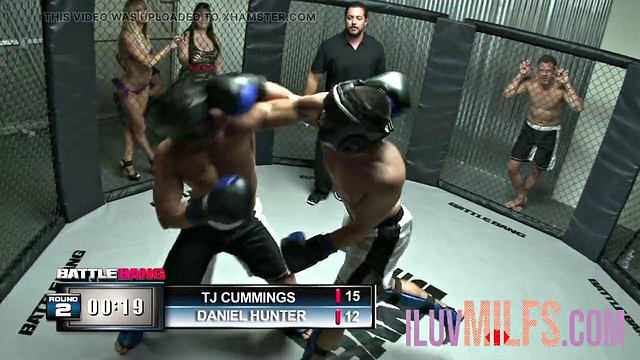 Daniel Hunter's Cumshot Drenches T.J. Cummings' Big Tits