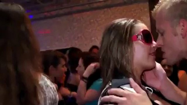 Czech teens copulate with guys at a club party