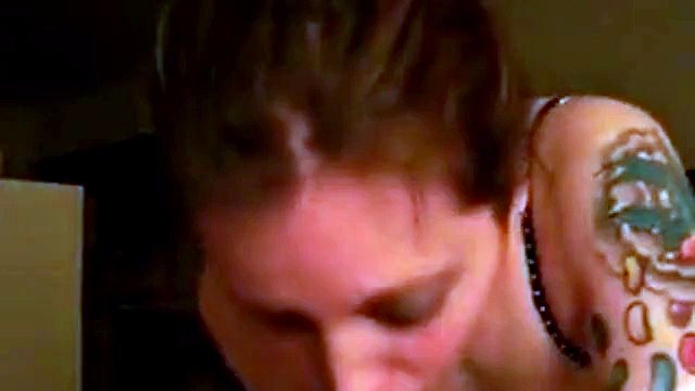 My Sexy Piercings girl with tattoos gets cum on her face